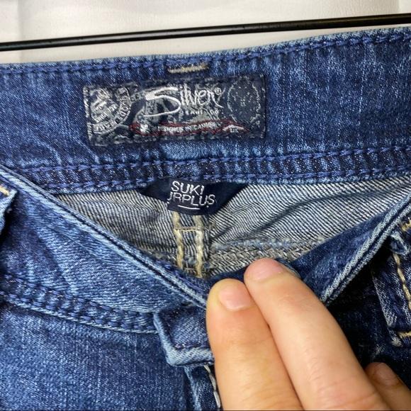 SILVER Jeans Women’s Size W30/L30 Denim Suki Bootcut Fit Stretch Mid Rise - Picture 5 of 13